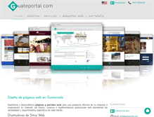 Tablet Screenshot of guateportal.com